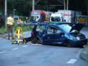 VU PKW KVB Bahn Koeln Vogelsang Venloerst Kohlgrabenweg P203